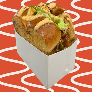 Sándwich Pulled Pork & Bacon Sauce