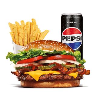 Bacon & Cheese Whopper Meal