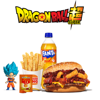 Menu Western Xxl Super Saiyan Grande Com Figura