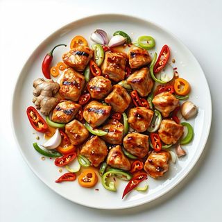 080. Bocconcini di pollo al peperoncino