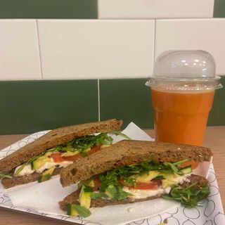 Combo healty sandwich con estratto