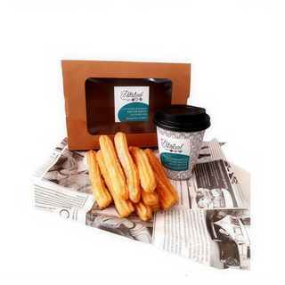 Churros Box (10 Uds.) Con Chocolate (1 Ud.)