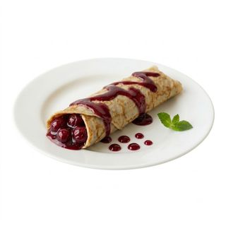 Палачинки със сладко от вишни