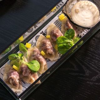 Гьоза със зеленчуци и сусам