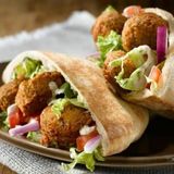 Kebab Pan Pita Con Falafel