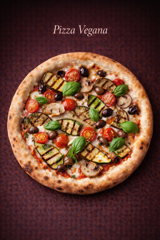 Pizza Vegana Mediterránea