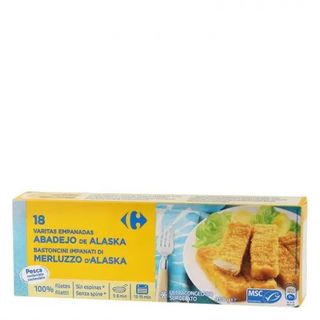 Varitas De Merluza Empanada Carrefour 450 Gr.