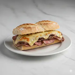 Bocadillo De Ternera Con Queso