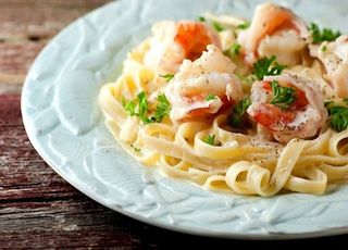 პეტუჩინი კრევეტებით