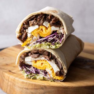 Mighty beef wrap