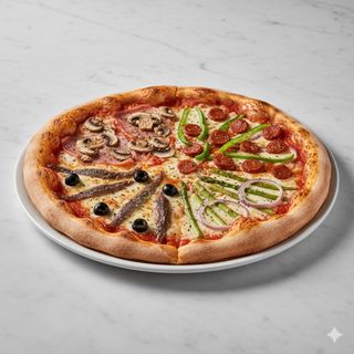 Pizza cuatro estaciones (27 cm.)