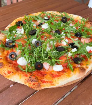 Pizza cu creveti