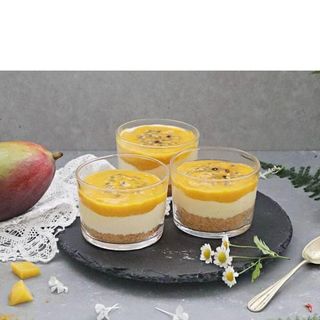 Cheesecake Manga e Maracujá