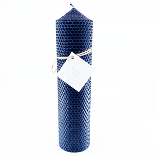 Lumanare ceara naturala H27xD7 cm  Black