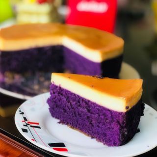 Ube Flan Cake