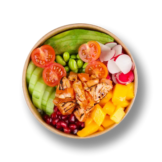 Poke Tataki Salmon Salade