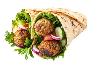 Piadina falafel
