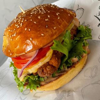 1 Crispy Fried Chicken Burger+1 Fries + 1 Soda