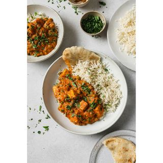 Mattar Paneer Makhani with Naan