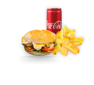 Pulled beef burger menu