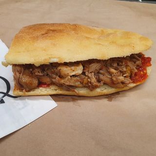 mezzo gigante pollo e peperoni
