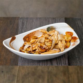 132. Pollo con zenzero e porro