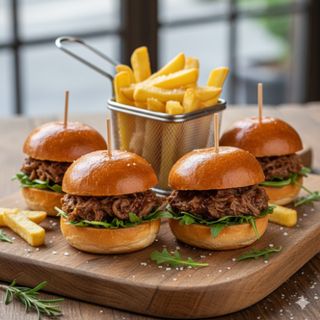 Hamburguesitas De Carrillada (4 Uds.)