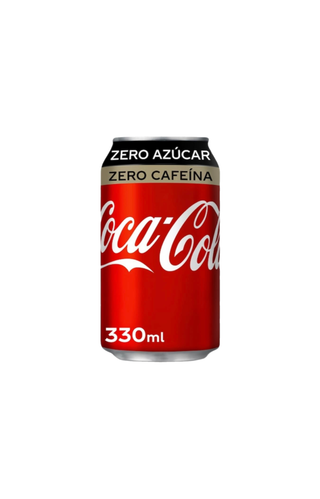 Coca-Cola Zero Azúcar Zero Cafeína lata 330ml.