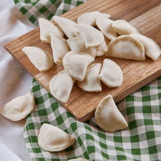 Заморожені вареники з картоплею та грибами(450г)