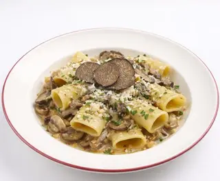 Paccheri s gljivama i tartufima