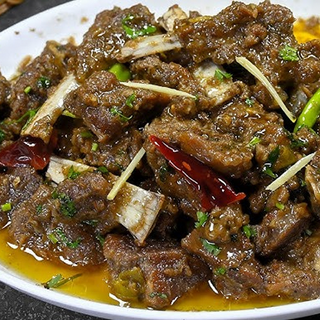 Mutton karahi black pepper
