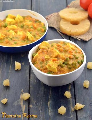 Navratan Korma adocicado / sweet