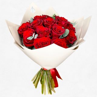 Buchet cu trandafiri roșii  premium
