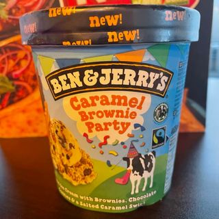 Helado caramel brownie party ben&jerry 465ML