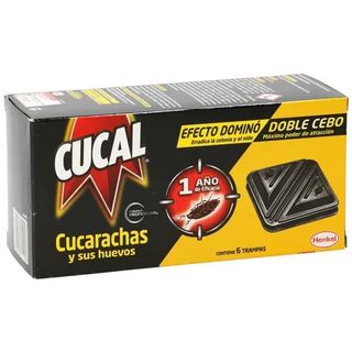 Insecticida Cucarachas Y Huevos Cebo Cucal 6 Ud.