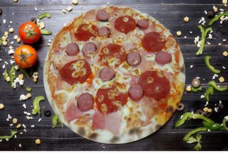 Pizza Quatro Carni (33 Cm.)