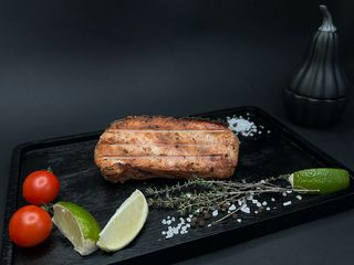 Сом на мангалі    (замовлення приймаються від 200грам) (100g)