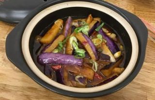 Cazuela de berenjena china