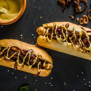 Caramelized Hotdog and Chips