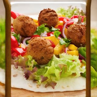 Piadina falafel