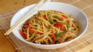 Patate saltate con agro piccante
