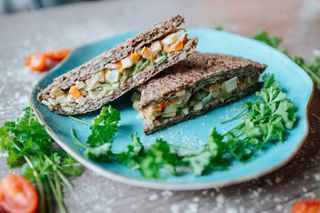 Polish club sandwich vegan