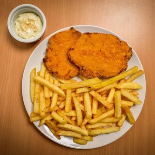 Meniu Double Snitzel 