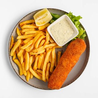 Bečki odrezak + pomfrit + tartar + limun + coca cola 0.33