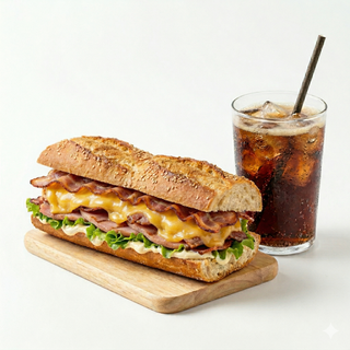 Bocadillo De Bacon + Bebida