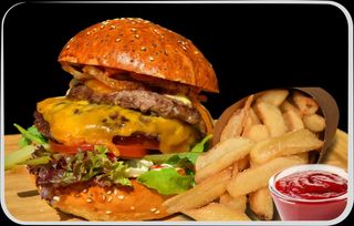 Meniu Dublu Cheeseburger