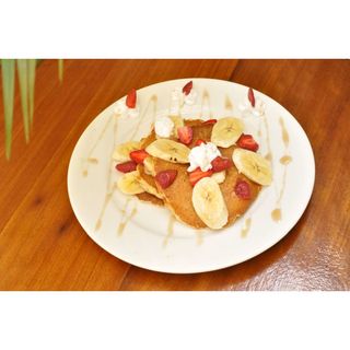 Strawberry and Banana Pancake
