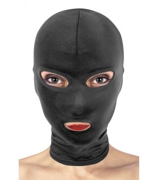 Capucha - Máscara 3 Aberturas Negra