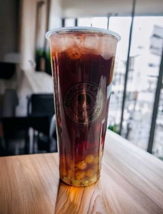 Bubble tea con arándanos (700 ml.)