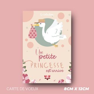 Carte Naissance Fille